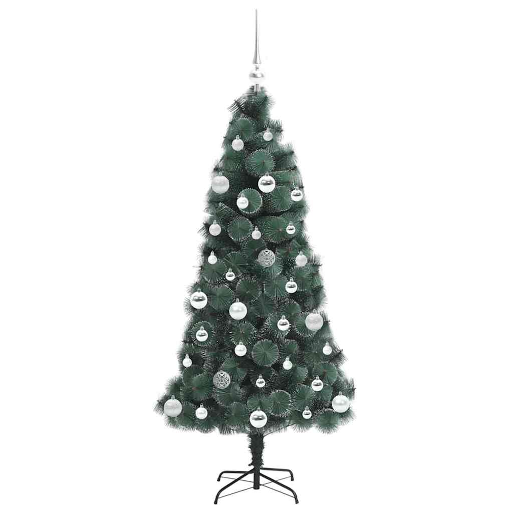 Albero di Natale artificiale pre-illuminato con set di palline 3396158