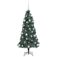 Albero di Natale artificiale pre-illuminato con set di palline 3396158