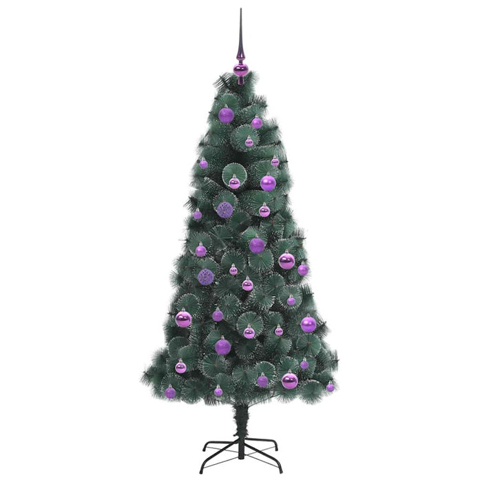 Albero di Natale artificiale preilluminato con set di palline 3396159