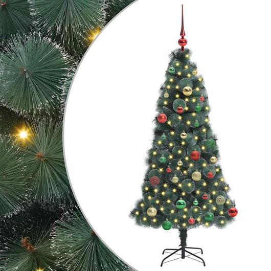 Albero di Natale artificiale preilluminato con set di palline 3396161