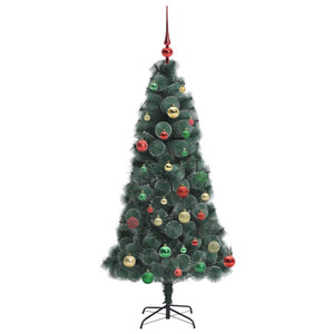 Albero di Natale artificiale preilluminato con set di palline 3396161