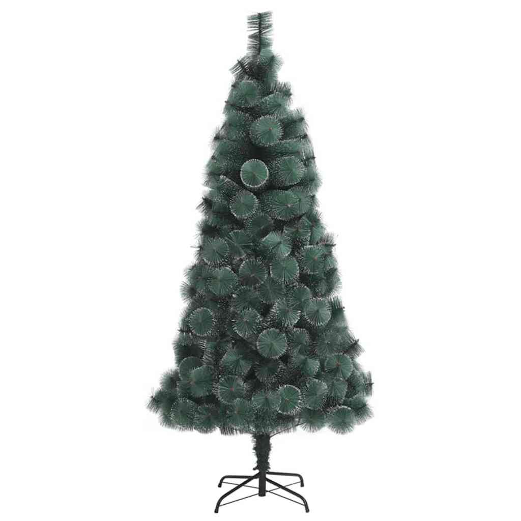Set di Albero di Natale Artificiale LED & Palline Verde 180 cm PET 3396165