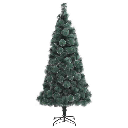 Set di Albero di Natale Artificiale LED & Palline Verde 180 cm PET 3396165
