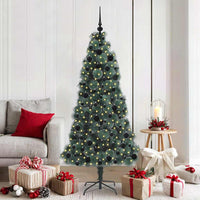 Albero di Natale artificiale pre-illuminato con set di palline 3396167