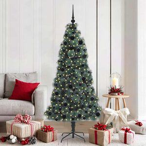 Albero di Natale artificiale pre-illuminato con set di palline 3396167