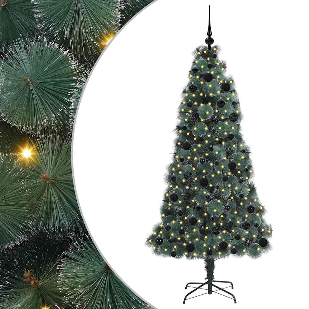 Albero di Natale artificiale pre-illuminato con set di palline 3396167