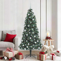 Albero di Natale artificiale pre-illuminato con set di palline 3396169