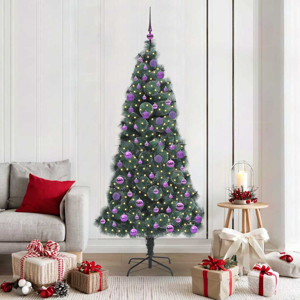 Albero di Natale artificiale preilluminato con set di palline 3396172