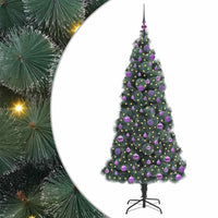 Albero di Natale artificiale preilluminato con set di palline 3396172