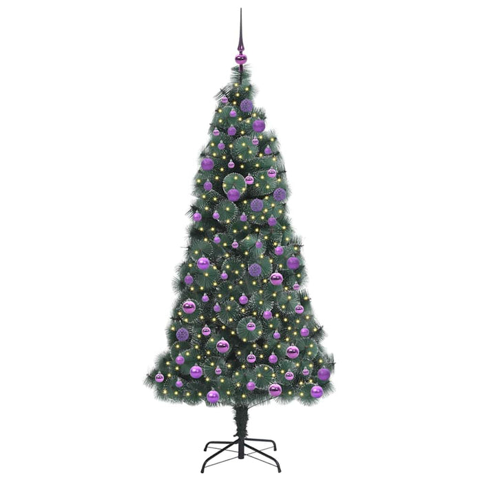 Albero di Natale artificiale preilluminato con set di palline 3396172