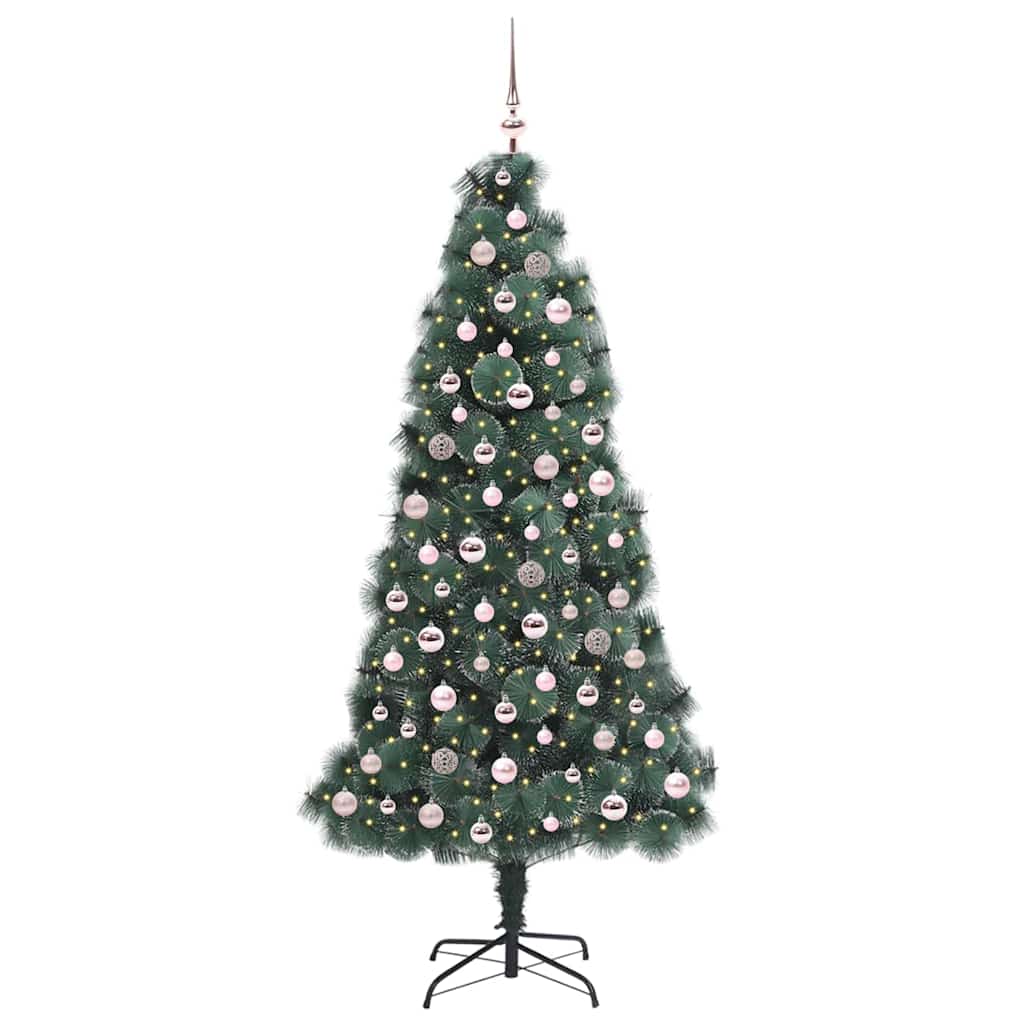 Albero di Natale artificiale preilluminato con set di palline 3396180