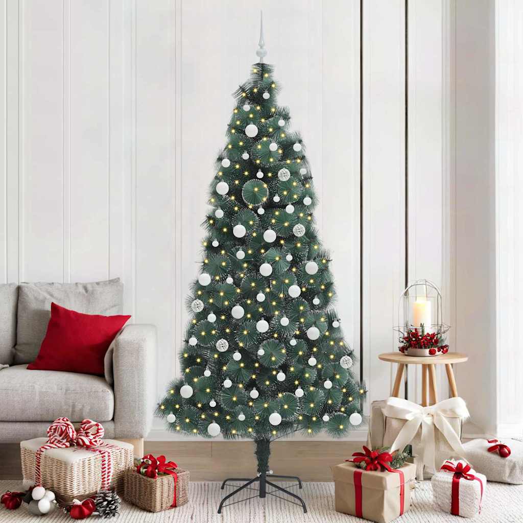 Albero di Natale artificiale illuminato con set di palline 3396181