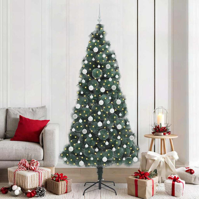 Albero di Natale artificiale illuminato con set di palline 3396181