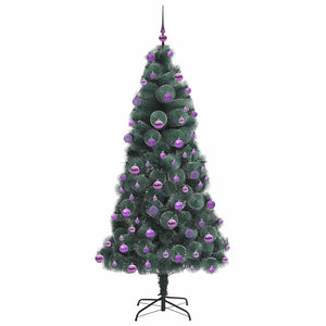 Albero di Natale artificiale pre-illuminato con set di palline 3396184