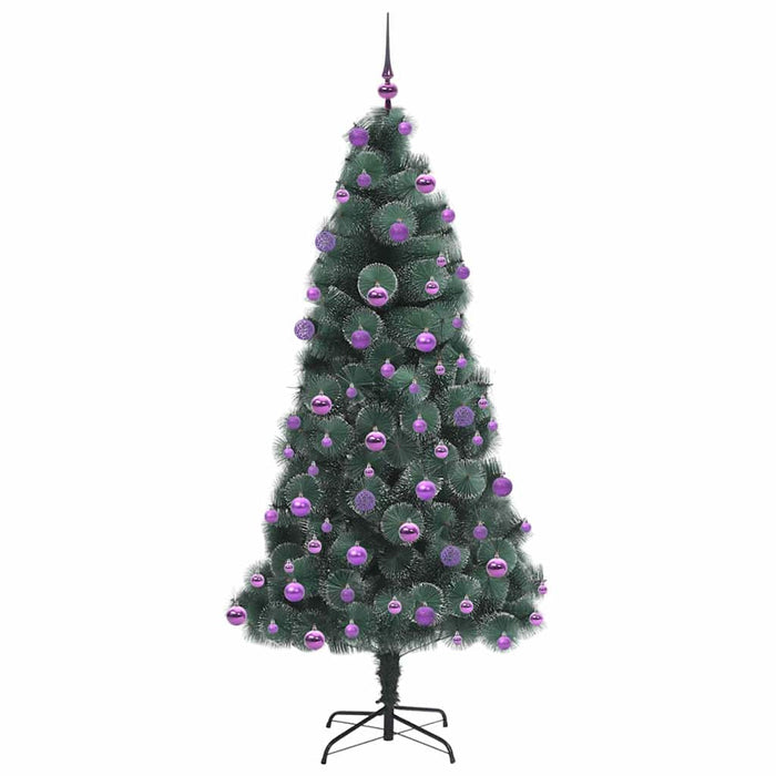 Albero di Natale artificiale pre-illuminato con set di palline 3396184