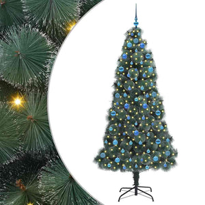Albero di Natale artificiale pre-illuminato-Albero Natalizio con set di palline 712927