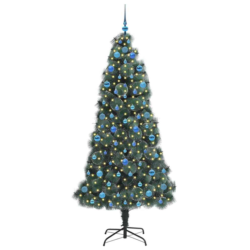 Albero di Natale artificiale pre-illuminato con set di palline 3396185