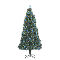 Albero di Natale artificiale pre-illuminato con set di palline 3396185