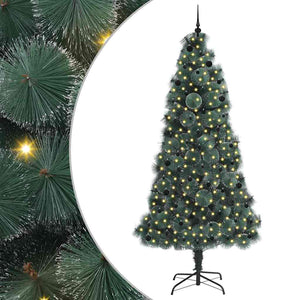 Albero di Natale artificiale pre-illuminato-Albero Natalizio con set di palline 884397
