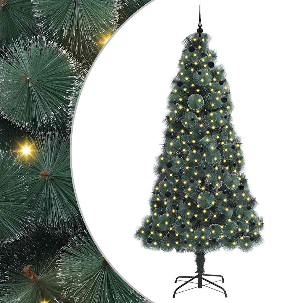 Albero di Natale artificiale pre-illuminato con set di palline 3396191