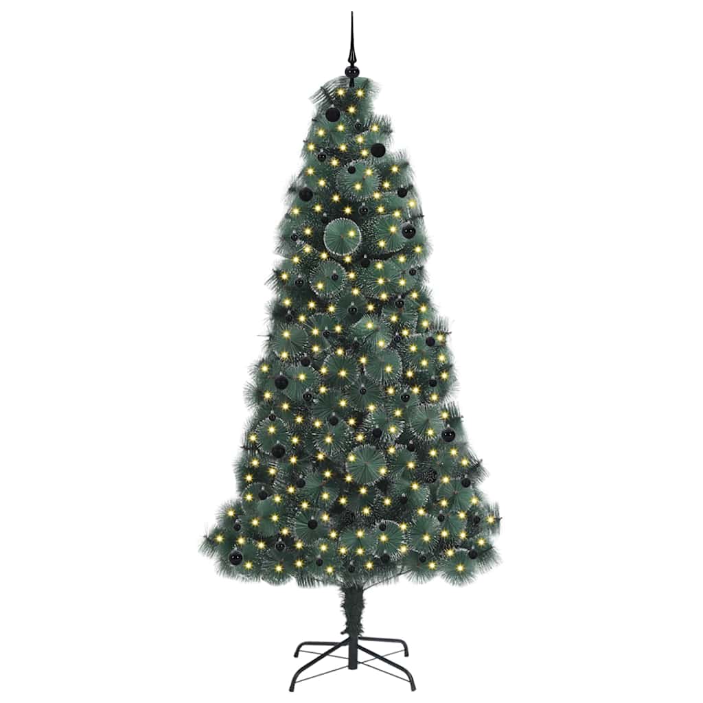 Albero di Natale artificiale pre-illuminato con set di palline 3396191