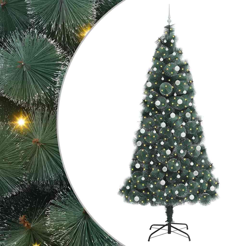 Albero di Natale artificiale pre-illuminato-Albero Natalizio con set di palline 112381