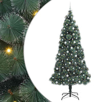 Albero di Natale artificiale pre-illuminato-Albero Natalizio con set di palline 112381