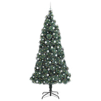 Albero di Natale artificiale pre-illuminato-Albero Natalizio con set di palline 112381