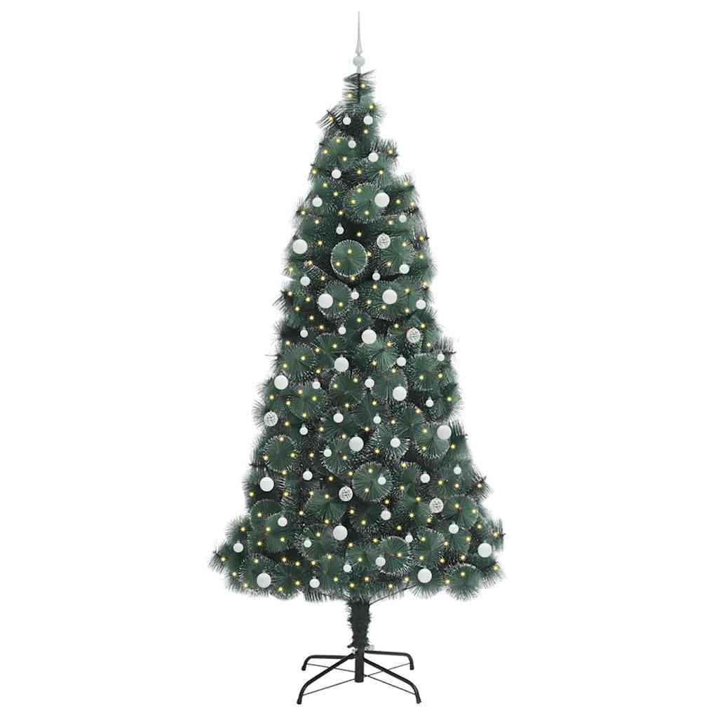 Albero di Natale artificiale pre-illuminato con set di palline 3396193