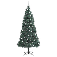 Albero di Natale artificiale pre-illuminato con set di palline 3396193