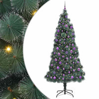 Albero di Natale artificiale pre-illuminato-Albero Natalizio con set di palline 700273