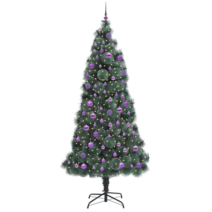 Albero di Natale artificiale pre-illuminato con set di palline 3396196