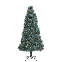 Albero di Natale artificiale pre-illuminato con set di palline 3396197