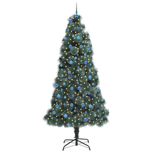 Albero di Natale artificiale pre-illuminato con set di palline 3396197