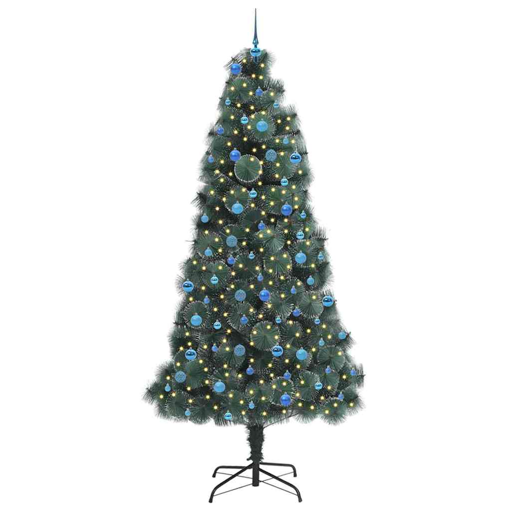 Albero di Natale artificiale pre-illuminato-Albero Natalizio con set di palline 565565