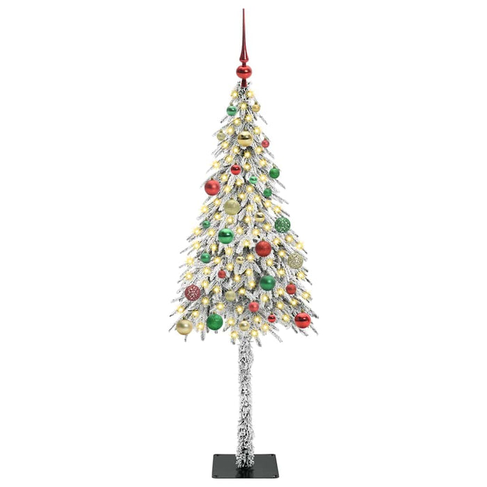 Albero di Natale con 150 LED Bianco 150 cm PE e Acciaio 3396224