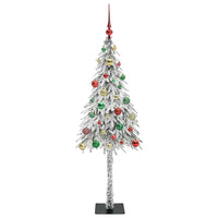 Albero di Natale con 150 LED Bianco 150 cm PE e Acciaio 3396224