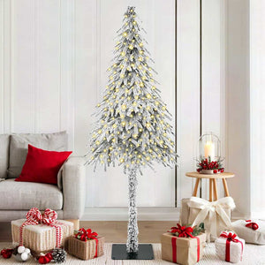 Albero di Natale con 300 LED Bianco 180 cm PE e Acciaio 3396225