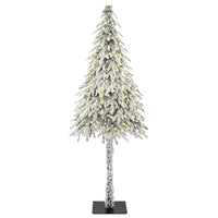 Albero di Natale con 300 LED Bianco 180 cm PE e Acciaio 3396225