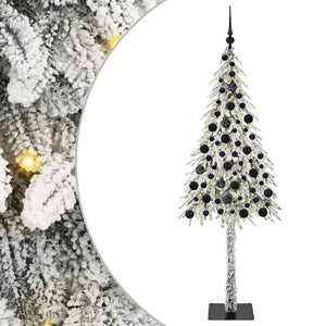 Albero di Natale con 300 LED-Luci decorative natalizie Bianco 180 cm PE e Acciaio 213985