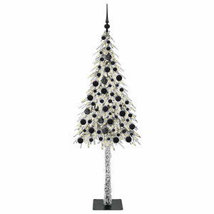 Albero di Natale con 300 LED Bianco 180 cm PE e Acciaio 3396230
