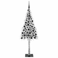 Albero di Natale con 300 LED Bianco 180 cm PE e Acciaio 3396230