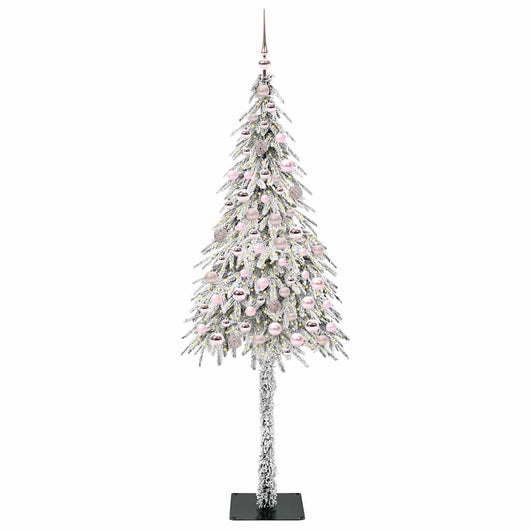 Albero di Natale con 300 LED-Luci decorative natalizie Bianco 180 cm PE e Acciaio 137846