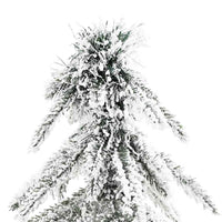 Albero di Natale con 300 LED Bianco 180 cm PE e Acciaio 3396232