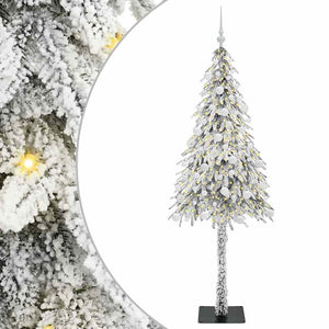 Albero di Natale con 300 LED Bianco 180 cm PE e Acciaio 3396232