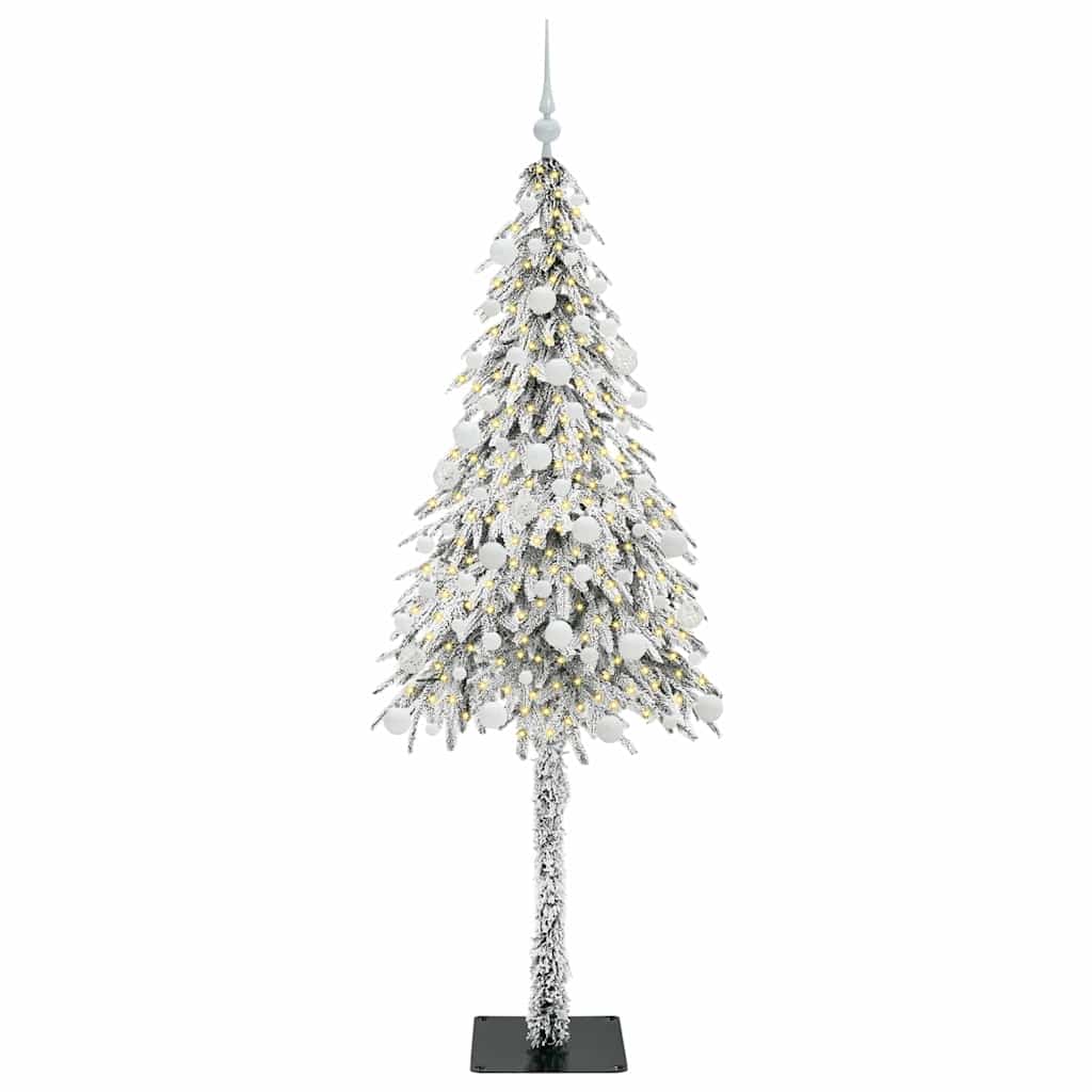 Albero di Natale con 300 LED-Luci decorative natalizie Bianco 180 cm PE e Acciaio 249481