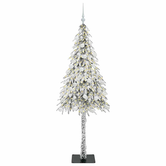 Albero di Natale con 300 LED-Luci decorative natalizie Bianco 180 cm PE e Acciaio 249481