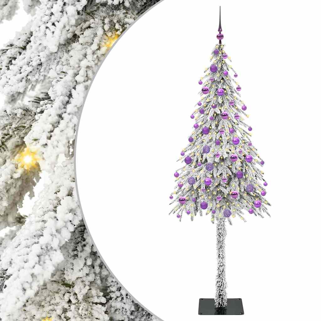 Albero di Natale con 300 LED-Luci decorative natalizie Bianco 180 cm PE e Acciaio 957245