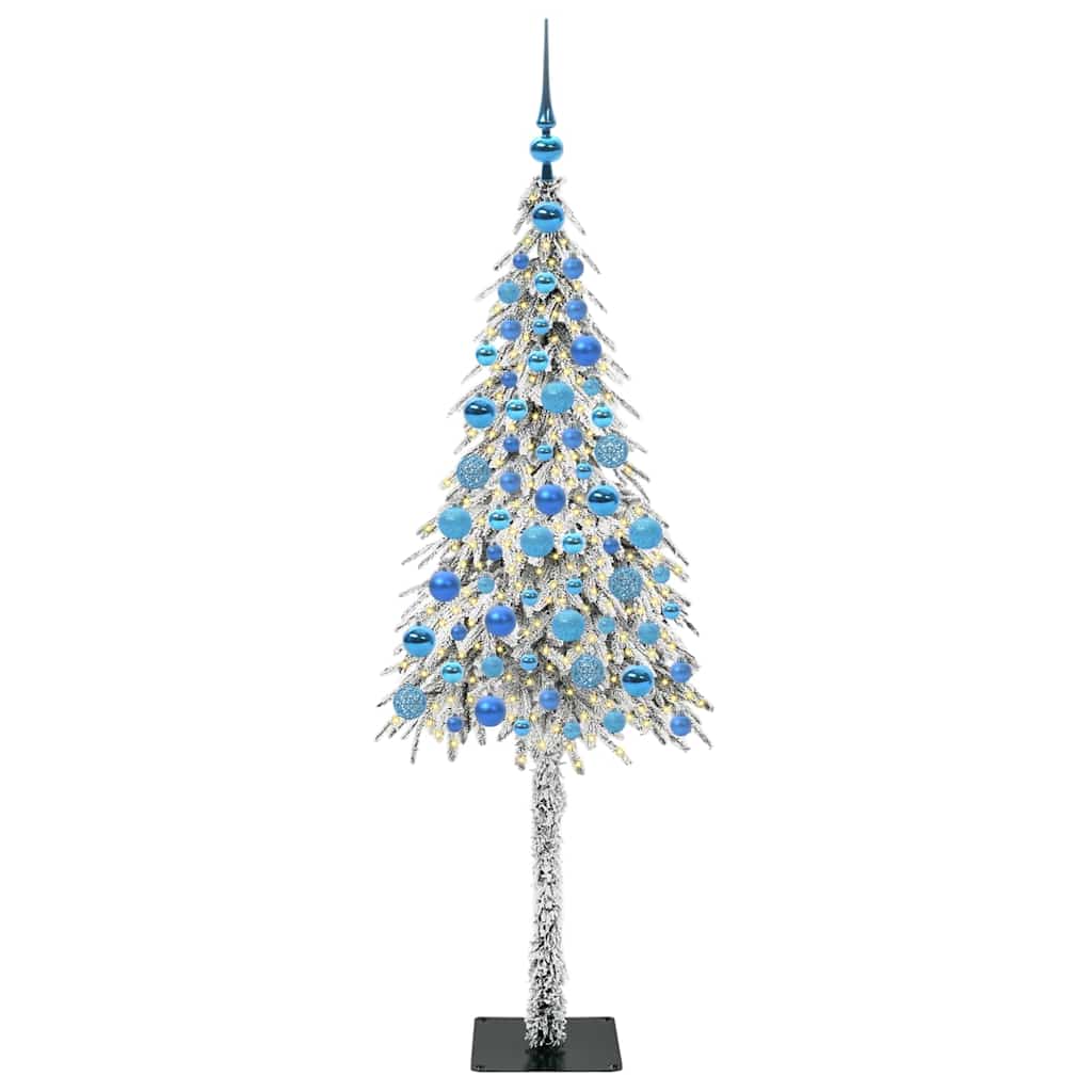 Albero di Natale con 300 LED-Luci decorative natalizie Bianco 180 cm PE e Acciaio 295487