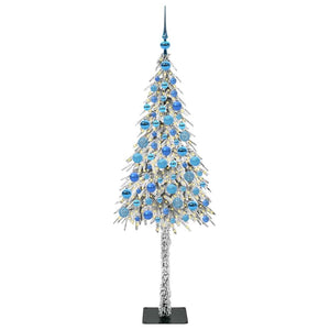 Albero di Natale con 300 LED-Luci decorative natalizie Bianco 180 cm PE e Acciaio 295487